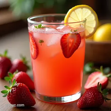 Strawberry Lemonade My Perfectly Pink Summer Recipe Recipe Card