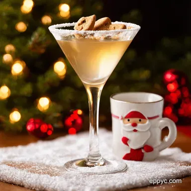 Sugar Cookie Martini Santas Little Helper All Year Recipe Card