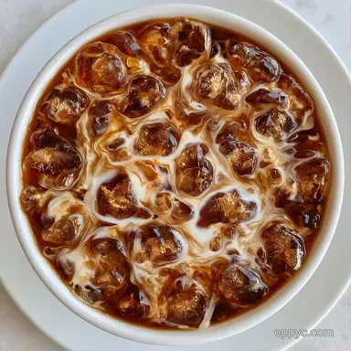 Summer Iced Coffee Recipe for 2 Servings Recipe Card