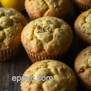 Easy & Delicious Recipe Lemon Poppy Seed Muffins: A Family Favorite Recipe Card
