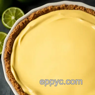 Sunshine Lime Pie: Zesty, Easy Lime Pie Dessert! Recipe Card