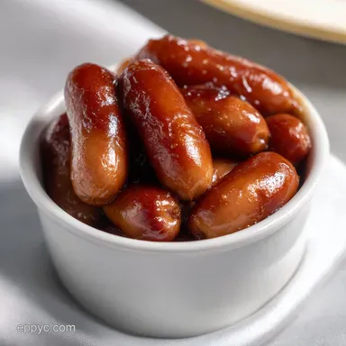 Little Smokies: Sweet Smoky Crockpot Recipe Recipe Card