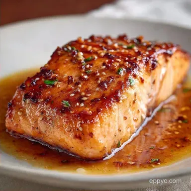 Sweet Baked Salmon Filet in 20 Minutes