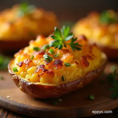 Perfect bakedpotato in oven Crispy Fluffy Recipe Recipe Card