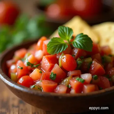 The Best Easy Pico de Gallo Recipe Fresh Fiery Recipe Card