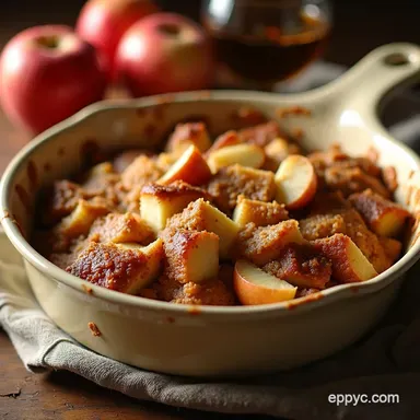 Classic Apple Cinnamon Brown Betty Recipe Thrifty Comfort Recipe Card