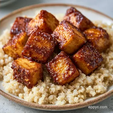 Crispy Tofu Quinoa Bowl in 30 Minutes