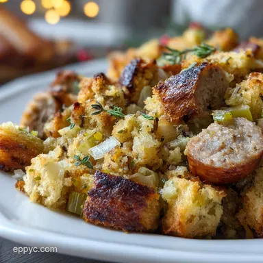 Turkey Dressing Recipe: Crispy Baked Sourdough Recipe Card