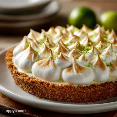 Key Lime Recipes Ultimate Pie with NoBake Condensed Milk Filling Recipe Card