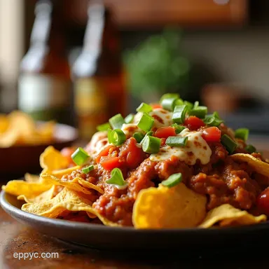 Best Nachos Recipe Ultimate PubStyle Loaded Nachos Recipe Card