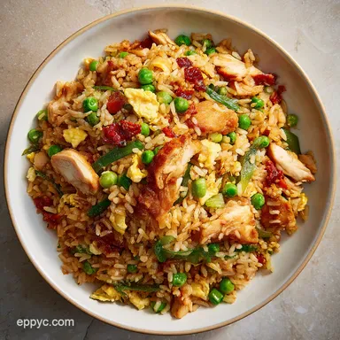 Chicken Fried Rice: Silky Protein in 25 Min Recipe Card