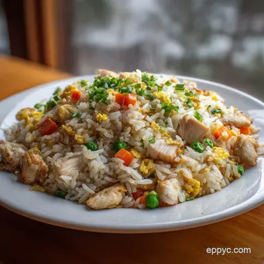 Chicken Fried Rice: Silky Protein in 25 Min