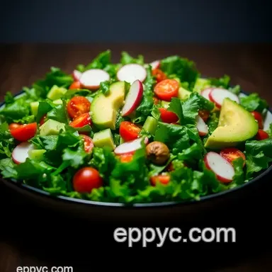 Vibrant Green Goddess Salad: A Fresh Twist on a Classic Recipe Card