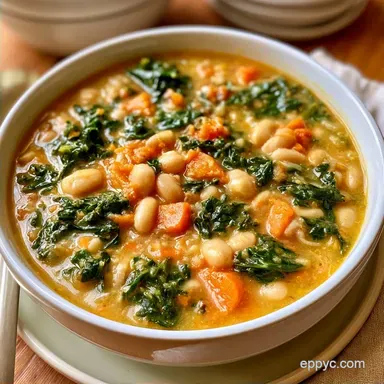 White Bean Soup with Kale in 45 Minutes