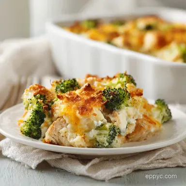 Chicken Broccoli Casserole for 6 Servings