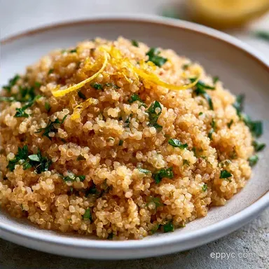 Zaatar Lemon Quinoa Bowl for 4 Servings