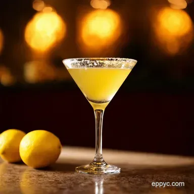 Zesty 3 Ingredient Lemon Drop Martini Ready in 5 Recipe Card