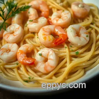 Easy & Zesty Shrimp and Lemon Pasta: A Family Favorite Recipe Recipe Card