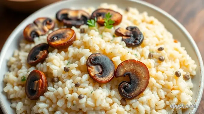 Creamy Arborio Rice Risotto with Wild Mushrooms