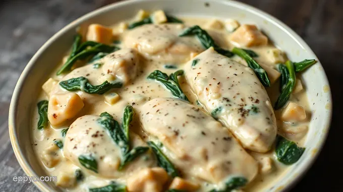 Creamy Chicken Florentine with Spinach and Parmesan