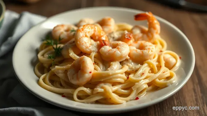Creamy Dreamy Shrimp Alfredo