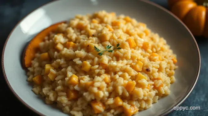 Creamy Savory Pie Pumpkin Risotto