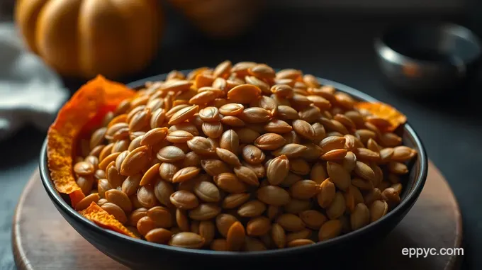 Crispy and Savory Roasted Pumpkin Seeds