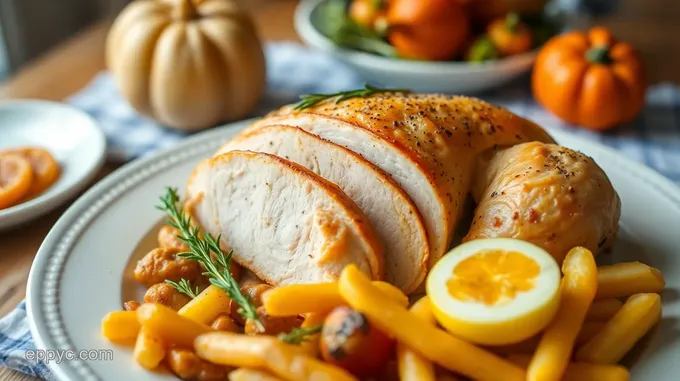 German-style Roast Turkey with Herb Stuffing