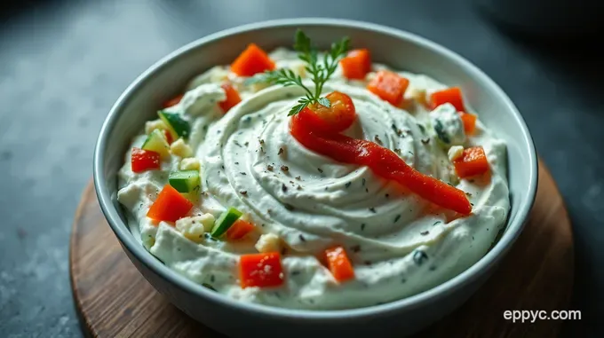 Herbed Vegetable Cream Cheese Delight