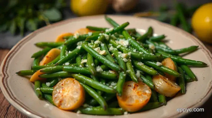 Sautéed Green Beans with Garlic and Lemon