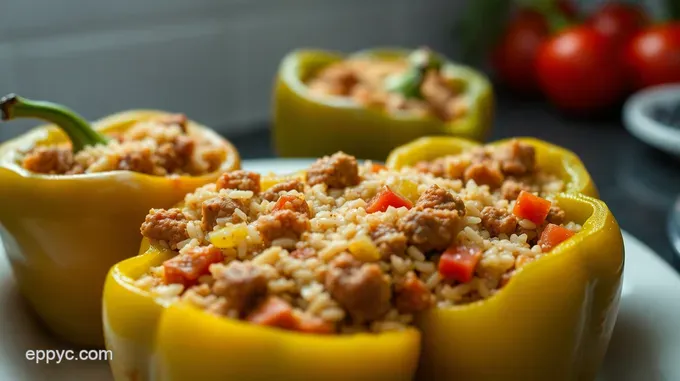 Stuffed Bell Peppers: A Hearty & Colorful Delight