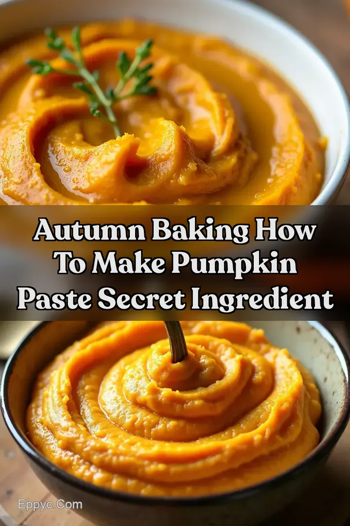 Autumn Baking How To Make Pumpkin Paste Secret Ingredient