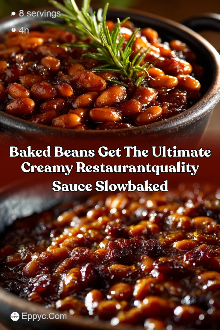 Baked Beans Get the Ultimate Creamy RestaurantQuality Sauce SlowBaked