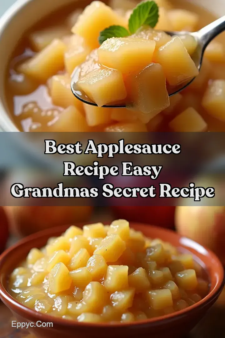 Best Applesauce Recipe Easy Grandmas Secret Recipe