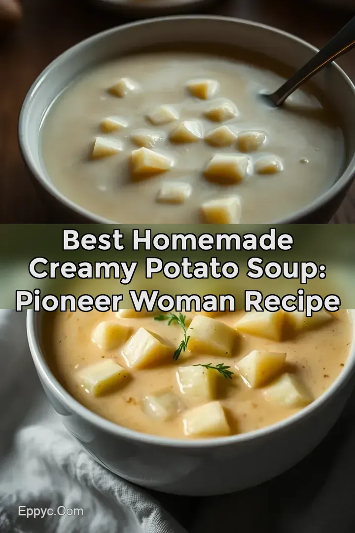 Best Homemade Creamy Potato Soup: Pioneer Woman Recipe