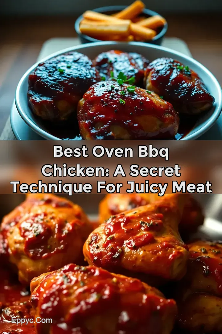 Best Oven BBQ Chicken: A Secret Technique For Juicy Meat