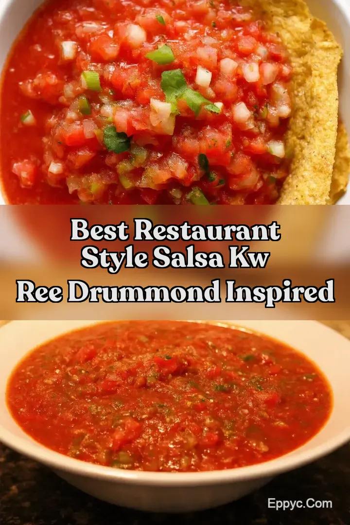 Best Restaurant Style Salsa kw Ree Drummond Inspired