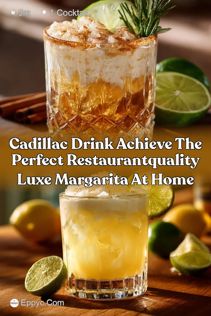 Cadillac Drink Achieve the Perfect RestaurantQuality Luxe Margarita at Home