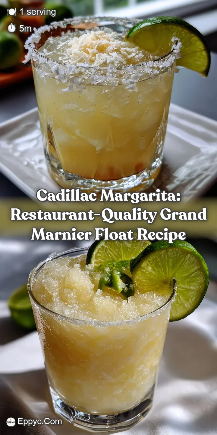 Cadillac Margarita: Restaurant-Quality Grand Marnier Float Recipe