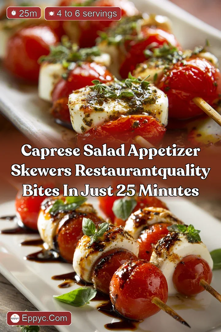 Caprese Salad Appetizer Skewers RestaurantQuality Bites in Just 25 Minutes