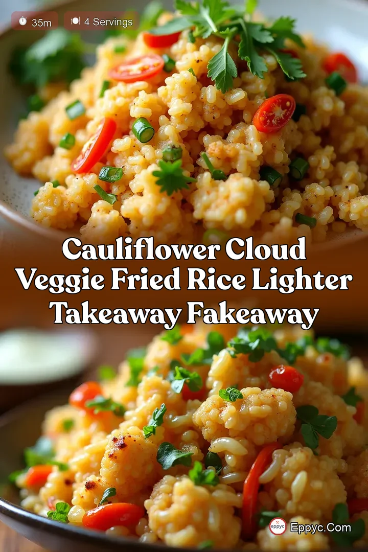 Cauliflower Cloud Veggie Fried Rice Lighter Takeaway Fakeaway