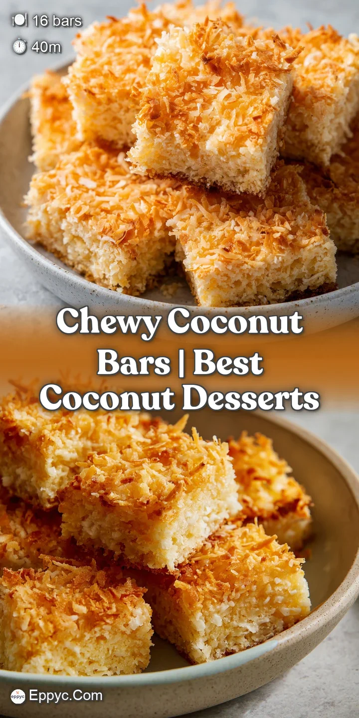 Close-up of a moist, flaky coconut texture with toasted golden edges and a shimmering, glistening sugary finish.