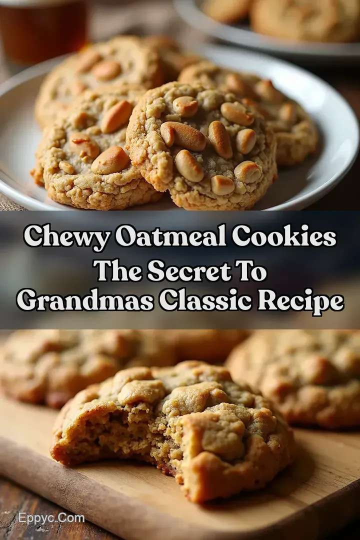 Chewy Oatmeal Cookies The Secret to Grandmas Classic Recipe