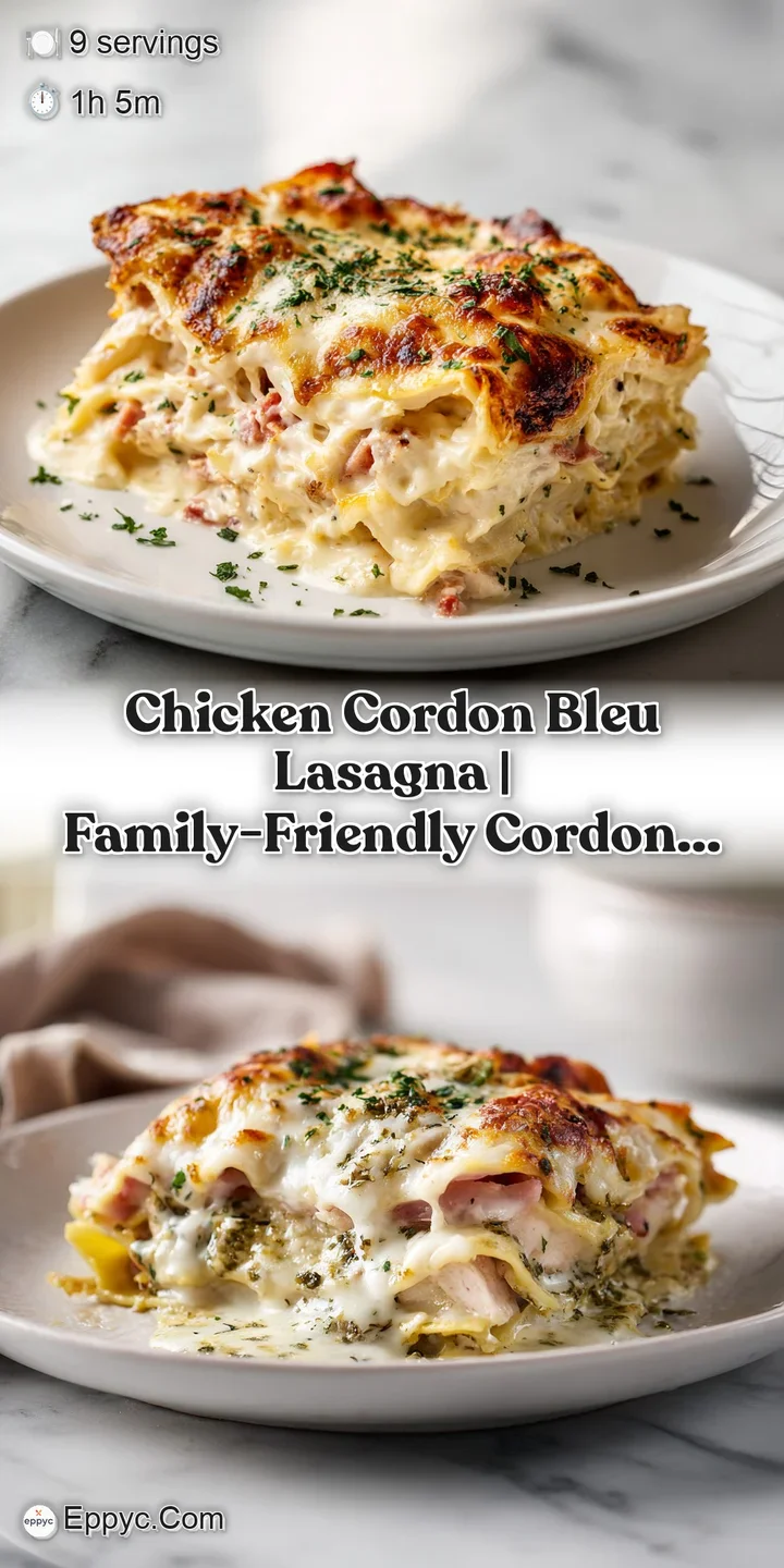 Close-up of bubbling melted cheese atop tender chicken and pasta, with a rich, creamy sauce.