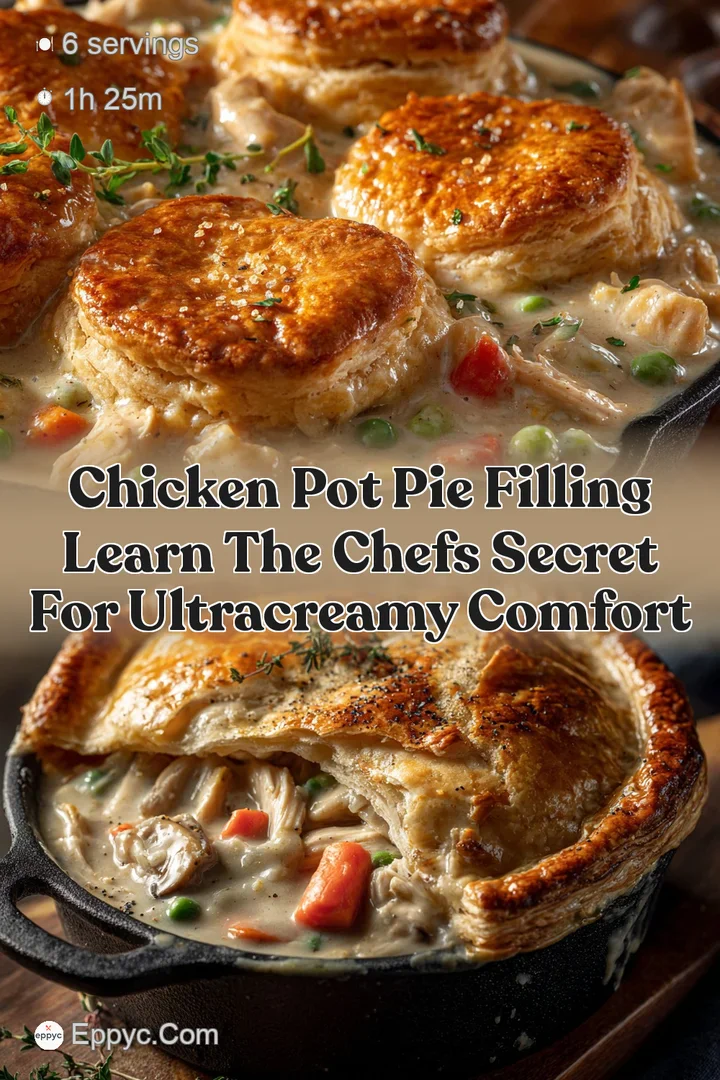 Chicken Pot Pie Filling Learn the Chefs Secret for UltraCreamy Comfort