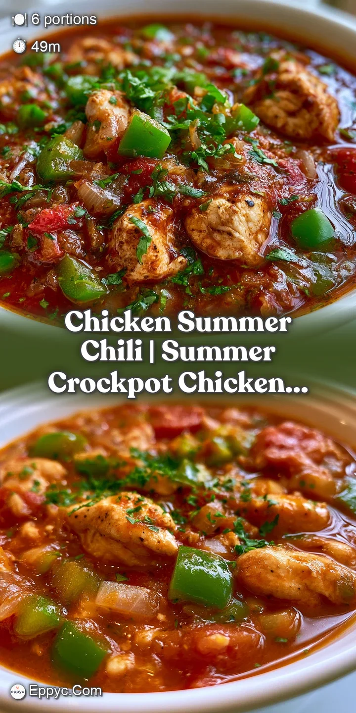 Close-up of tender chicken chunks and golden corn kernels glistening in a savory, light-colored tomato broth.