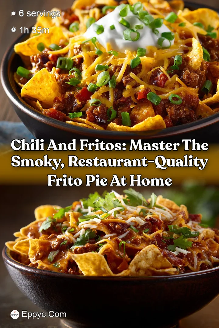 Chili and Fritos: Master the Smoky Restaurant-Quality Frito Pie at Home