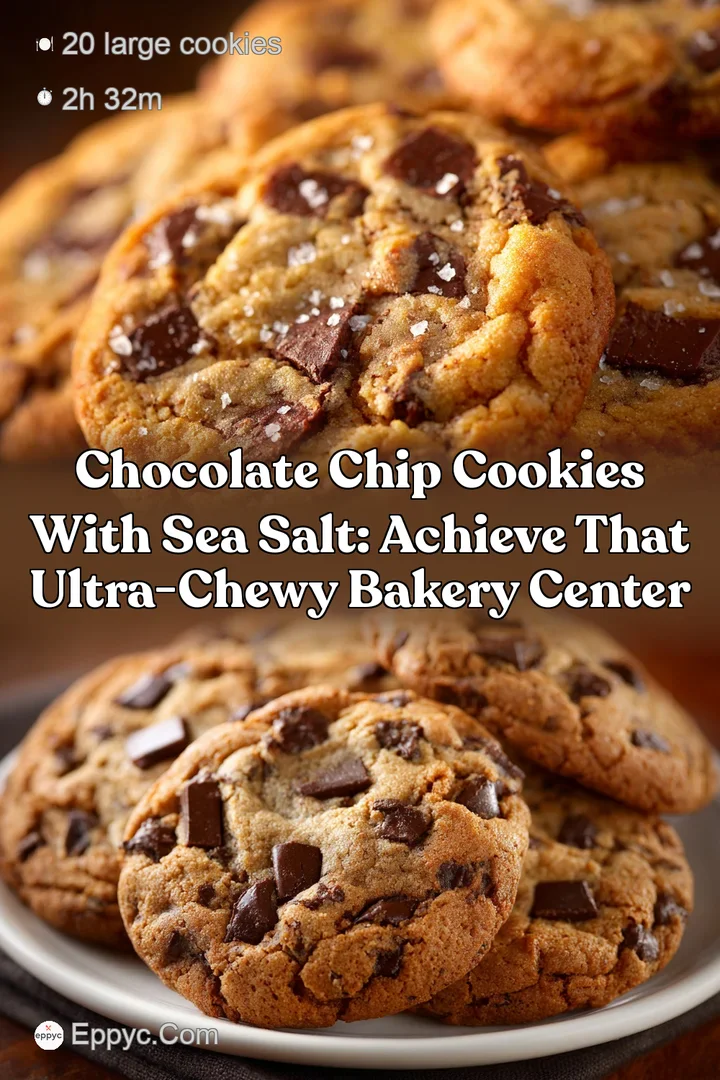 Chocolate Chip Cookies with Sea Salt: Achieve that Ultra-Chewy Bakery Center