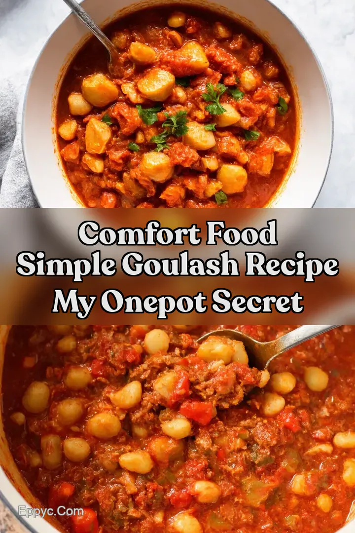 Comfort Food Simple Goulash Recipe My OnePot Secret