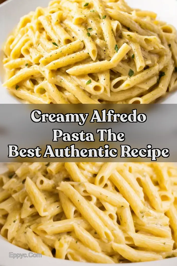 Creamy Alfredo Pasta The Best Authentic Recipe : PIN FOR LATER Creamy Alfredo Pasta The Best Authentic Recipe